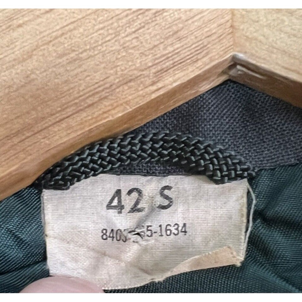 Size 42 S Class A Military Uniform Army Button Down Jacket W/ Patches WORN! - Picture 7 of 16